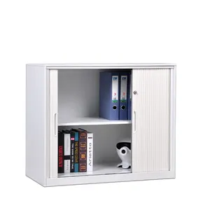 Commercial <strong>Office</strong> Full Height <strong>Low</strong> Price Steel Tambour Door <strong>Storage</strong> <strong>Cabinet</strong> - Product Image 1