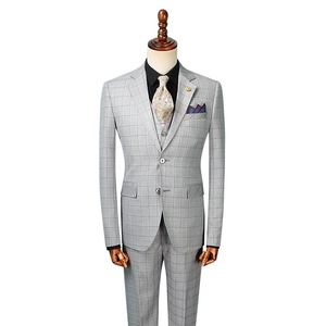 Nuovo arrivo Classic Elegant Blue MTM su misura <span class=keywords><strong>abiti</strong></span> da <span class=keywords><strong>uomo</strong></span> abito doppiopetto in lana abito da lavoro da <span class=keywords><strong>uomo</strong></span> su misura personalizzato - Product Image 2