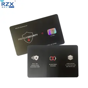 Hot Sale Anti Theft Blocking Card RFID Credit Card Protector Anti Skimming Card