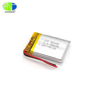 Flache wiederaufladbare bluetooth headset lithium-polymer 3,7 v 500 mah 1.85wh lipo batterie - Product Image 1