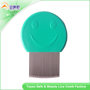 China plástico cabeza grande masaje peine para piojos liendres libres - Product Image 6