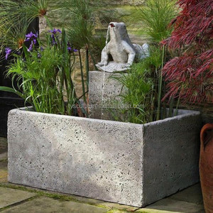 <span class=keywords><strong>Fuente</strong></span> de agua de piedra arenisca para decoración de patio, escultura de <span class=keywords><strong>rana</strong></span> animal para exteriores, venta al por mayor - Product Image 4