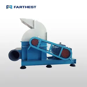 Pine Wood Shavings Hammer Mill Machine For Timber Grinding