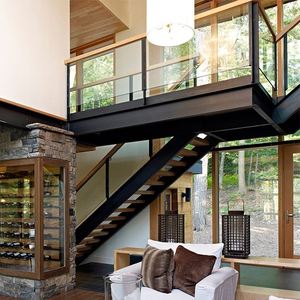 Interne échelles bibliothèque <span class=keywords><strong>escalier</strong></span> droit intérieur <span class=keywords><strong>escalier</strong></span> en fer - Product Image 5