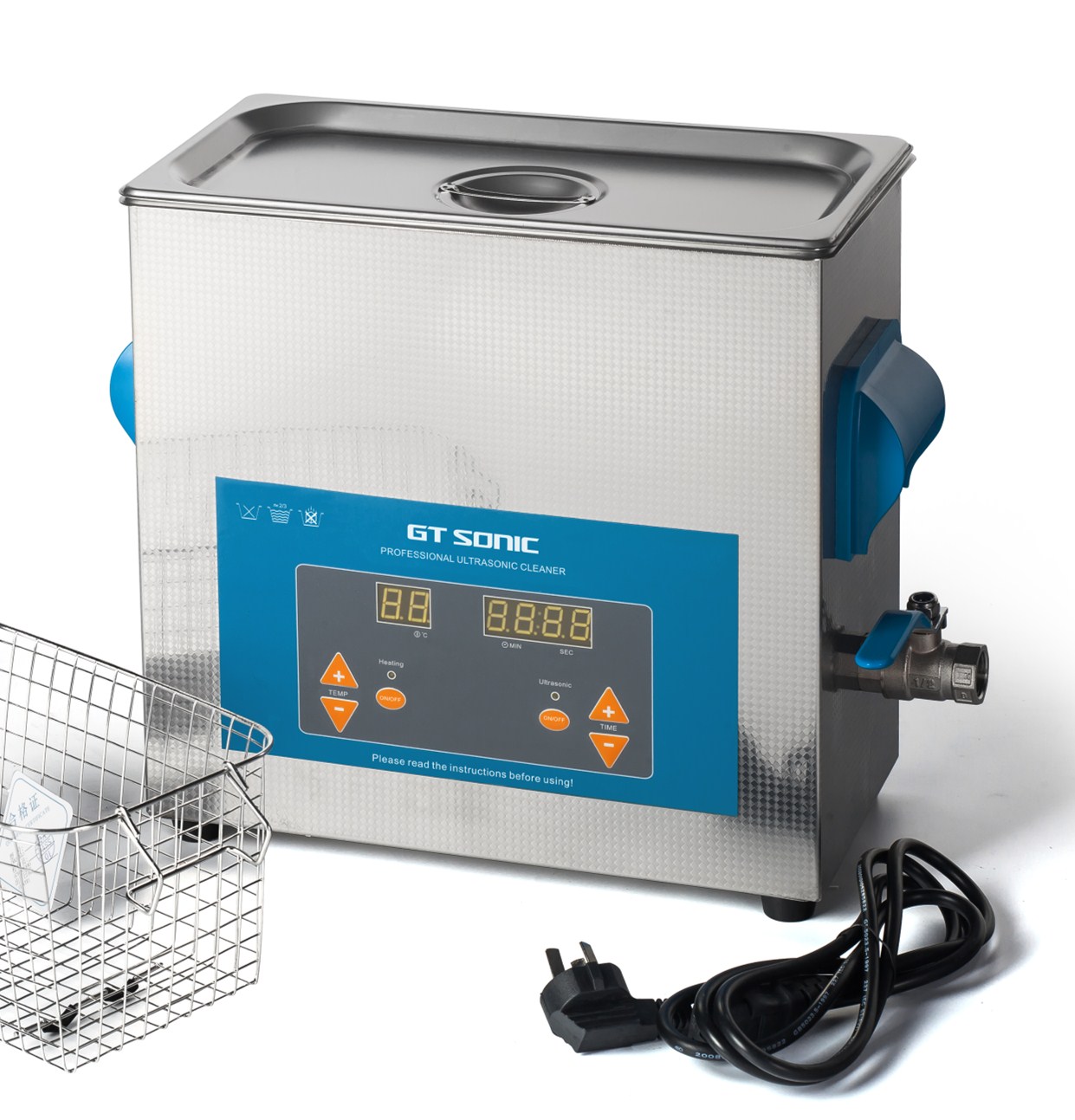 Ультразвуковой очиститель GT Sonic Vgt-1860qtd 6L water jet