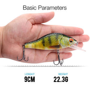 Accessori di pesce realistico 3D <span class=keywords><strong>occhi</strong></span> sfera in acciaio all'interno artificiale jerkbait fishing lure personalizzata dura dei ciprinidi esche - Product Image 2