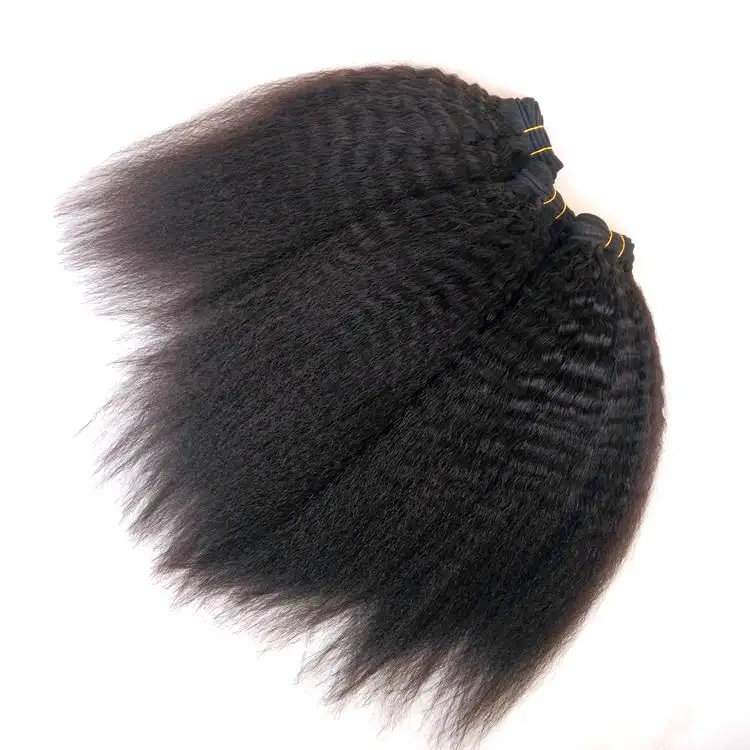 2018 Alibaba wholesale grade 8a cheap kinky straight unprocessed raw virgin indian temple human hair directly from india