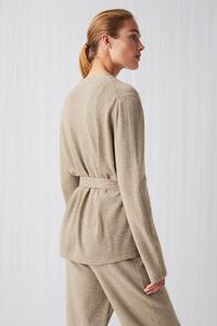 100% Ensemble en cachemire pour dames Twin Set Pull et <span class=keywords><strong>pantalon</strong></span> Vêtements de détente en cachemire pour femmes - Product Image 2