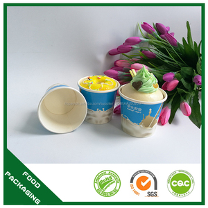 Fabricante de porcelana de diseño personalizado taza de papel del helado tapa PARA <span class=keywords><strong>MASCOTAS</strong></span> - Product Image 1