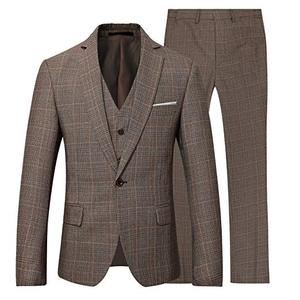 Di modo di trasporto (Giacca + Pantaloni + Vest) abiti da <span class=keywords><strong>uomo</strong></span> Vestito di Affari Formale per <span class=keywords><strong>uomo</strong></span> con Pantaloni Tuxedo Abiti Abiti <span class=keywords><strong>slim</strong></span> <span class=keywords><strong>fit</strong></span> per Gli Uomini - Product Image 2