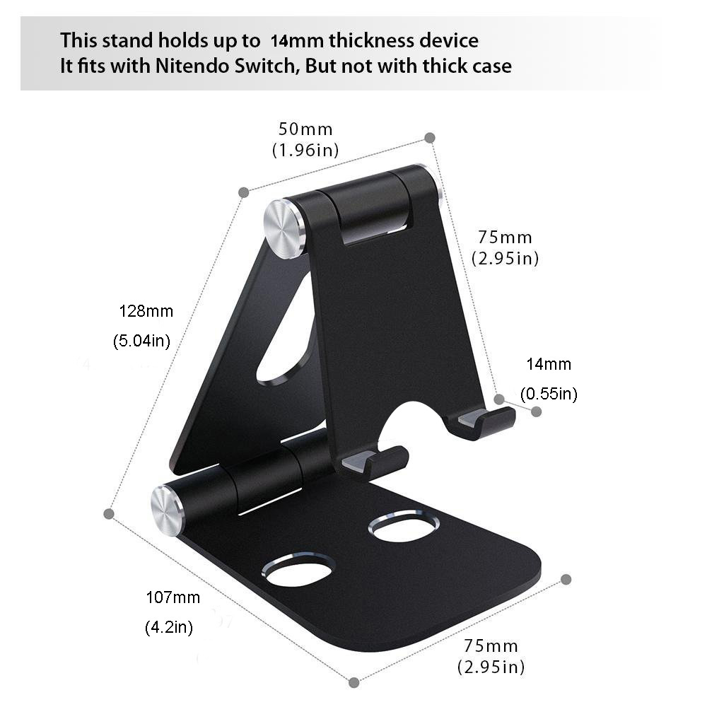Foldable Adjustable Aluminum Stand Holder Bracket Kickstand