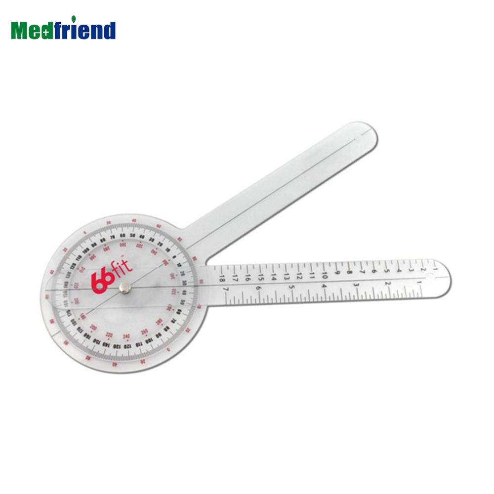 Гониометр медицинский, ПВХ/акрил, 360 градусов, транспортир, 12 дюймов