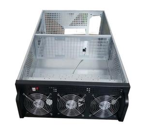 2018 venta superior computadora 4U Ethereum 6GPU minería minero máquina marco Rig Case - Product Image 3