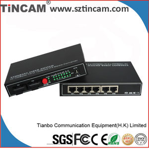 2 de fibra de 6 RJ45 conmutador Ethernet de fibra óptica de red óptica - Product Image 2