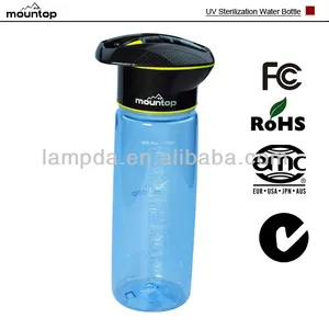 空のプラスチック旅行水のボトル