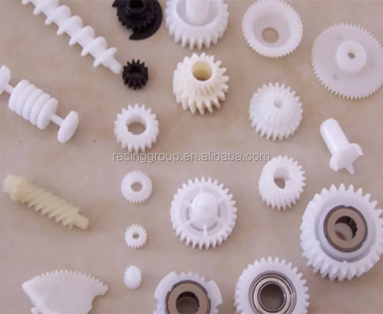 China supplier customized Plastic Injection Molded Double Spur Gear