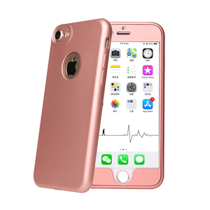 Alta calidad suave TPU duro PC 360 grados cubierta completa del cuerpo caso del teléfono celular para el <span class=keywords><strong>iPhone</strong></span> <span class=keywords><strong>7</strong></span> más caso - Product Image 2