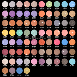 Sombra de Ojos Individual de Alta Pigmentación, Resistente al Agua, con Acabado Diamante, 74 <span class=keywords><strong>Colores</strong></span>, Marca Privada - Product Image 3