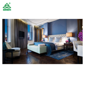 Muebles del dormitorio del <span class=keywords><strong>hotel</strong></span> cama king size tapizados cabecera diseños para habitación de lujo - Product Image 1