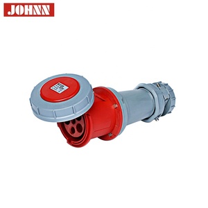 De Seguridad de alambre simple IP67 63A 5 P 400 V PA6 3 P + N + E Industrial enchufe estándar conector impermeable - Product Image 1