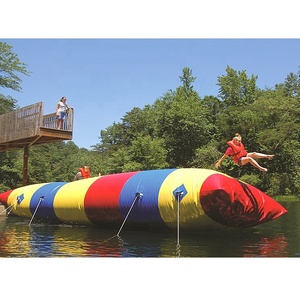 โรงงานในสต็อก0.9มิลลิเมตรพีวีซีผ้าใบกันน้ำพองกระโดดน้ำหมอน/พองน้ำหนังสติ๊ก <span class=keywords><strong>Blob</strong></span> สำหรับขาย - Product Image 6