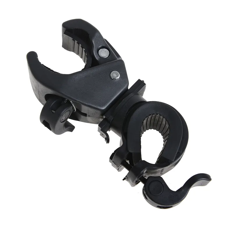 RockBros 360 degree rotating Bicycle light Clip Bike Lamp Holder Flashlight Mount Clamp