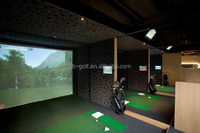Simulador de Golf de Alta Gama para Interiores, Sistema Coreano