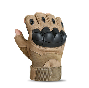 <span class=keywords><strong>Guanti</strong></span> <span class=keywords><strong>tattici</strong></span> in gomma a nocca dura da esterno con mezze dita Touch Screen <span class=keywords><strong>guanti</strong></span> da ciclismo da uomo - Product Image 2