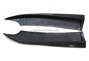 carbono delantales Flaps trasera etiqueta de divisores de Mercedes <span class=keywords><strong>Ben</strong></span> z AMG C300 C350 C63 W204 Add on de labios 2008-2011 - Product Image 2