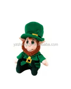 OEM Wholesale personalized Stuffed funny dolls red clothing leprechaun toy