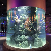 Azqsd — Aquarium de luxe en acrylique, Design moderne, grand réservoir de poissons