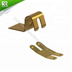 Pelat SMT Penutup Negatif Positif Kontak Baterai Emas Disesuaikan Stainless Steel Stamping Stabil 16Mm Sampai 30Mm Baterai Dia