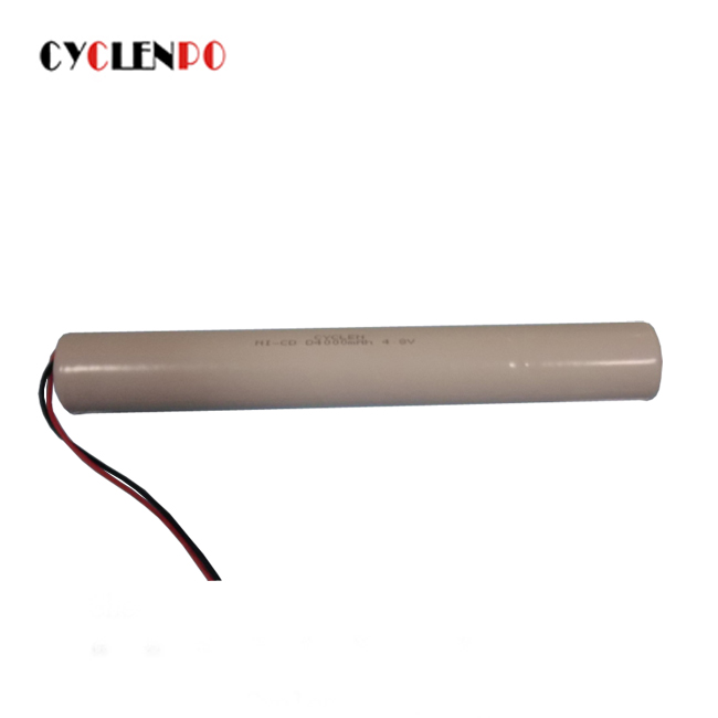 Заводская цена, перезаряжаемая батарея ni-cd D 4000 мАч 4,8 В