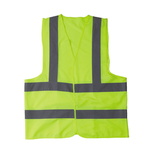 เสื้อกั๊กนิรภัยสำหรับงานก่อสร้างเสื้อกล้ามโพลีเอสเตอร์ Hi VIS สะท้อนแสงระบายอากาศได้ดีสำหรับ EN471ชายและหญิง - Product Image 3