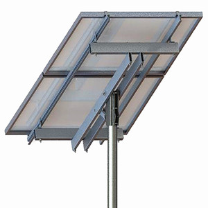 Braket Pasang Tiang Panel Surya Kolom Tunggal, untuk Sistem Energi Surya - Product Image 3