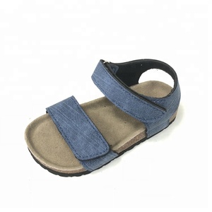 Sandales décontractées pour enfants garçons avec semelle en liège et semelle intérieure en daim de vache, design unique - Product Image 2
