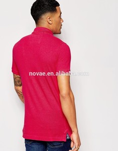 Un Color de piqué de algodón de <span class=keywords><strong>manga</strong></span> <span class=keywords><strong>corta</strong></span> para <span class=keywords><strong>hombre</strong></span> Slim Fit camisa de Polo - Product Image 6