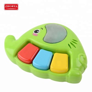 Musique éléphant lumière apprentissage musical instrument mini bébé <span class=keywords><strong>piano</strong></span> jouet - Product Image 2