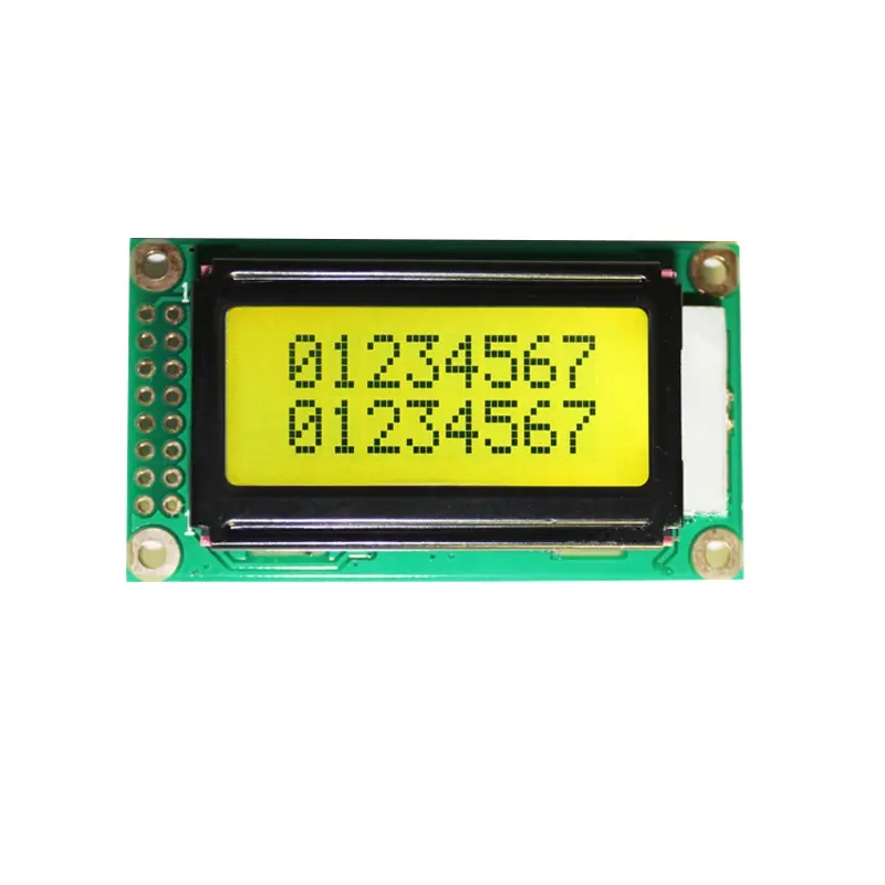 8 x 2 lcd תצוגת מסך lcd קטן מאוד 