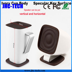 2015 al por mayor precio de fábrica portátil innovadora taza <span class=keywords><strong>Cafe</strong></span> música diseño mini altavoz bluetooth - Product Image 3