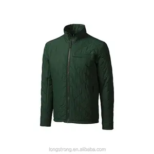 latest design polyester windproof mens quilted jacket