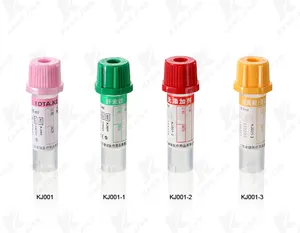 0.25ml 0.5ml k2 kılcal toplayıcı microtainer edta kan vakumlu tüp