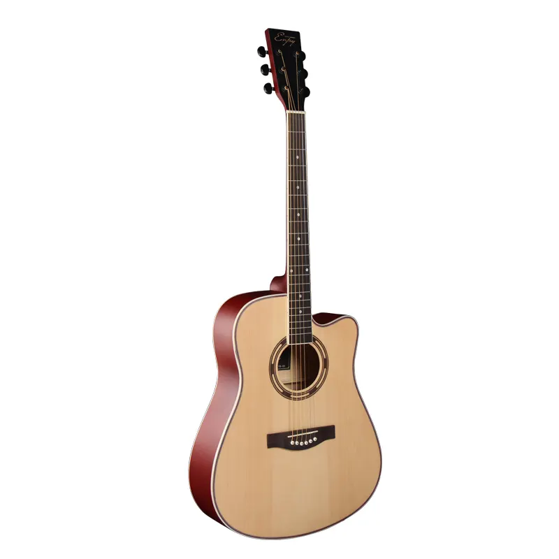 musical instrument HEBIKUO E41-YD-01 41 inch Spruce and Basswood cheap custom acoustic guitar