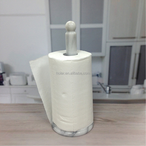 [Holar] Porte-serviettes en papier de cuisine en marbre noir et blanc de 12 pouces fabriqué à Taïwan pour les toilettes - Product Image 2