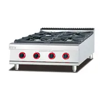 industrial commercial LPG gas cooker with 4 burner