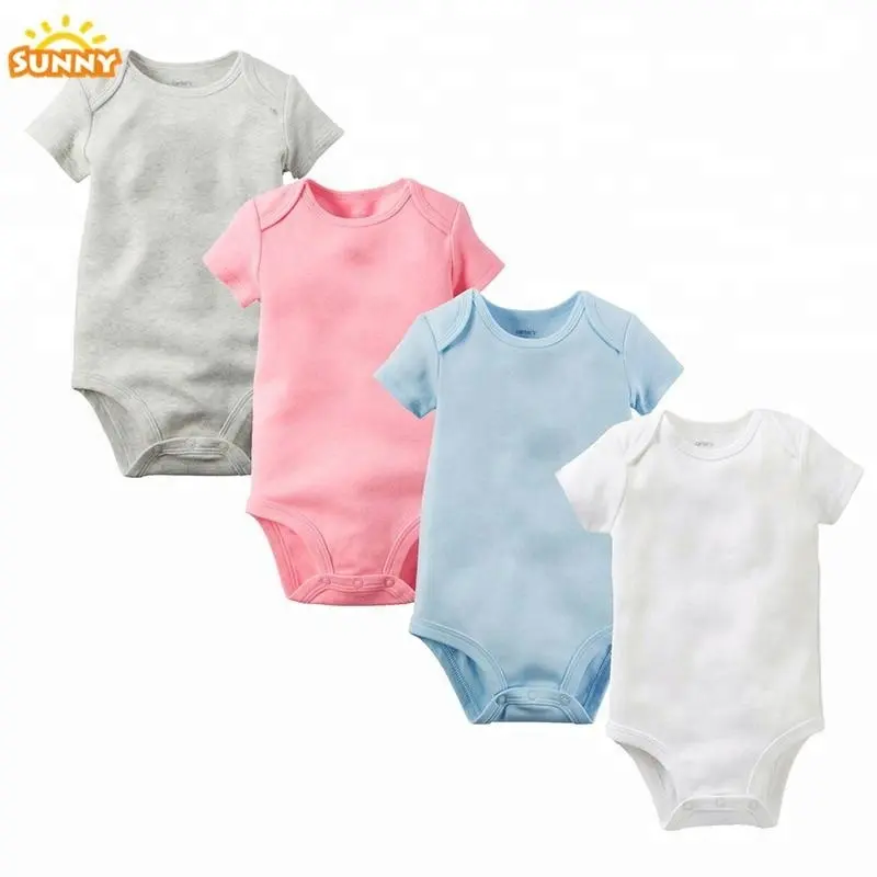 Roupa infantil Unisex Baby Rompers Comprar roupas direto da China Summer Fabricante Custom Design OEM Service Short Sunny