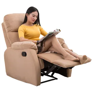 현대 호화스러운 안마 가정 극장 Chesterfield 힘 원격 제어 꿈 Lounger 수동 단 하나 의자 직물 Recliner 소파