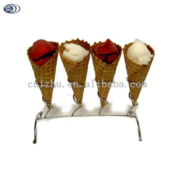 Ferro metallo Ice Cream Cone Holder