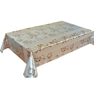 <strong>Gold</strong> Pvc <strong>Table</strong> <strong>Runner</strong> Brushed Dinning <strong>Table</strong> Mat Beautiful <strong>Table</strong> Cloth for Party - Product Image 1