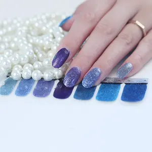 Create your own brand water decal nail sticker gradient color nail sticker